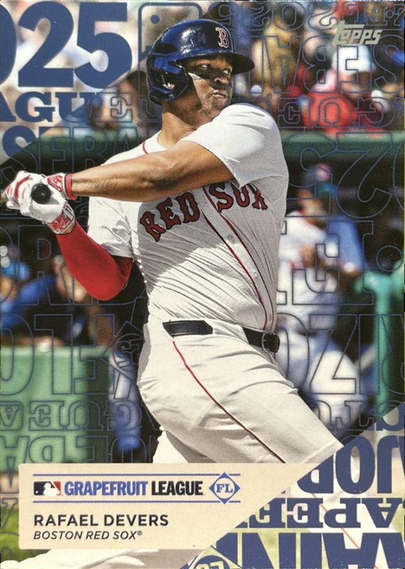 Rafael Devers 2025 Topps #TG-21 Training Grounds RAW