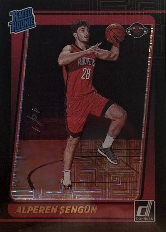 Alperen Sengun 2021 Donruss #219 Choice Black /1 Rookie RAW