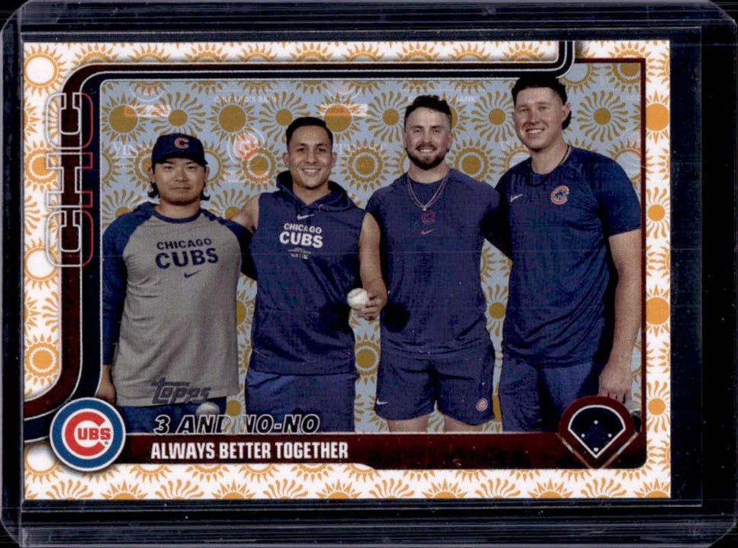 Shota Imanaga 2025 Topps #517 Holiday Sun RAW