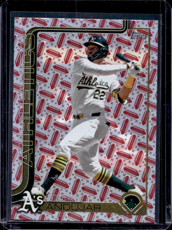 Miguel Andujar 2025 Topps #529 Holiday Hot Dogs /99 RAW