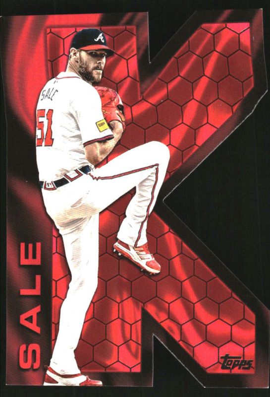 Chris Sale 2025 Topps #KZ-3 K Zone RAW