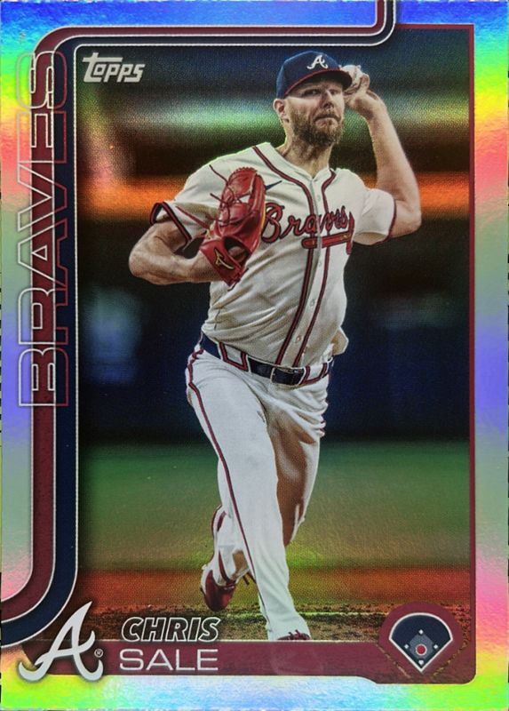 Chris Sale 2025 Topps #316 Holo Foil RAW