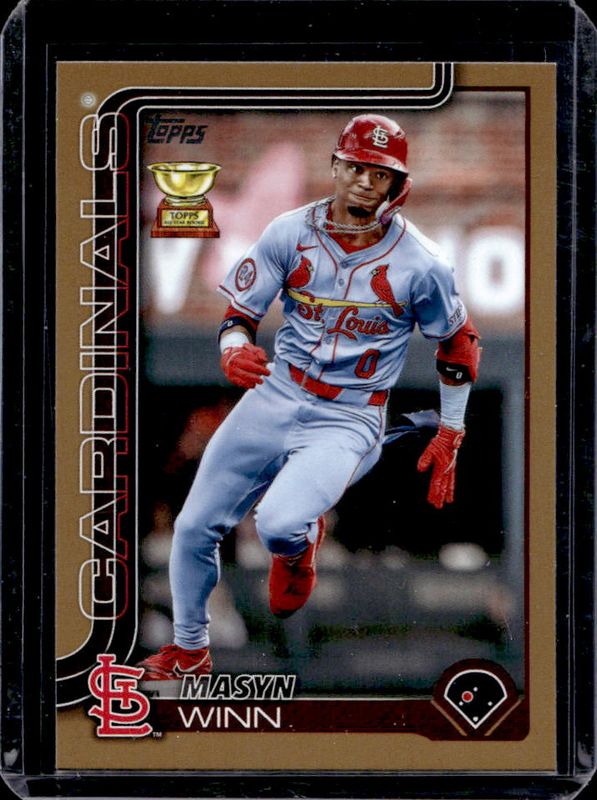 Masyn Winn 2025 Topps #22 Gold /2025 RAW
