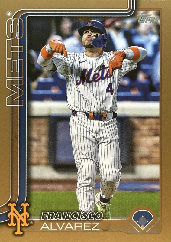 Francisco Alvarez 2025 Topps #171 Gold /2025 RAW