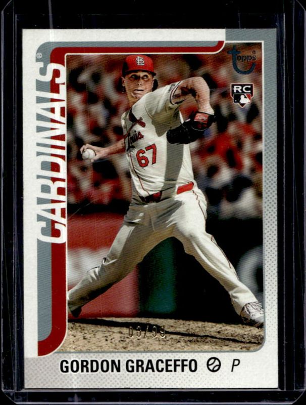 Gordon Graceffo 2025 Topps #610 Vintage Stock Retro /99 Rookie RAW