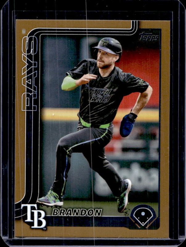 Brandon Lowe 2025 Topps #153 Gold /2025 RAW