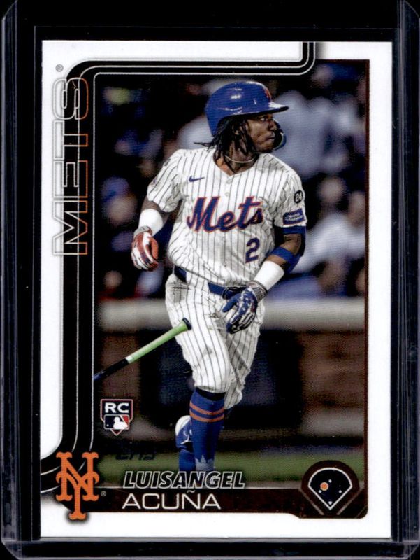 Luisangel Acuna 2025 Topps #524 Base Rookie RAW