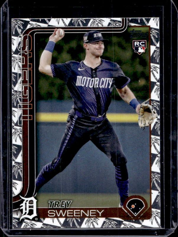 Trey Sweeney 2025 Topps #67 Spring Training Rookie RAW