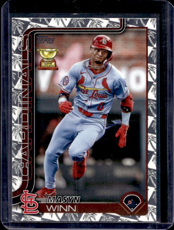 Masyn Winn 2025 Topps #22 Spring Training RAW