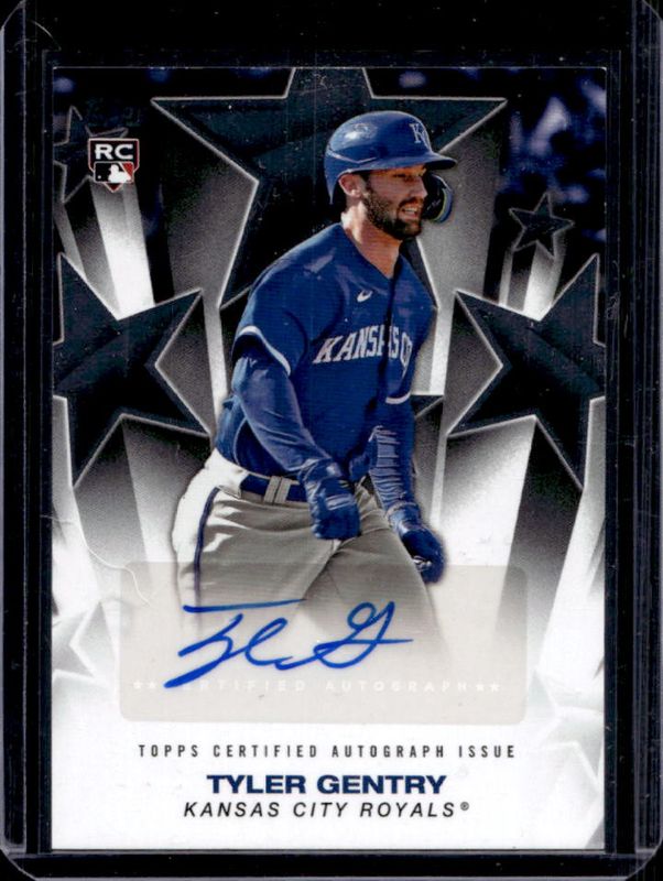 Tyler Gentry 2025 Topps #BSA2-TGE Baseball Stars Autographs (Series 2) Rookie RAW