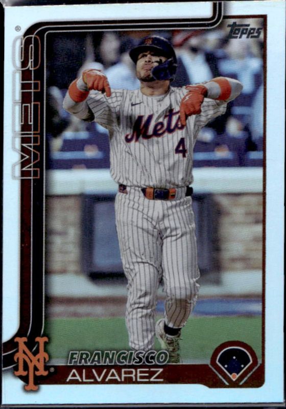 Francisco Alvarez 2025 Topps #171 Rainbow Foil RAW