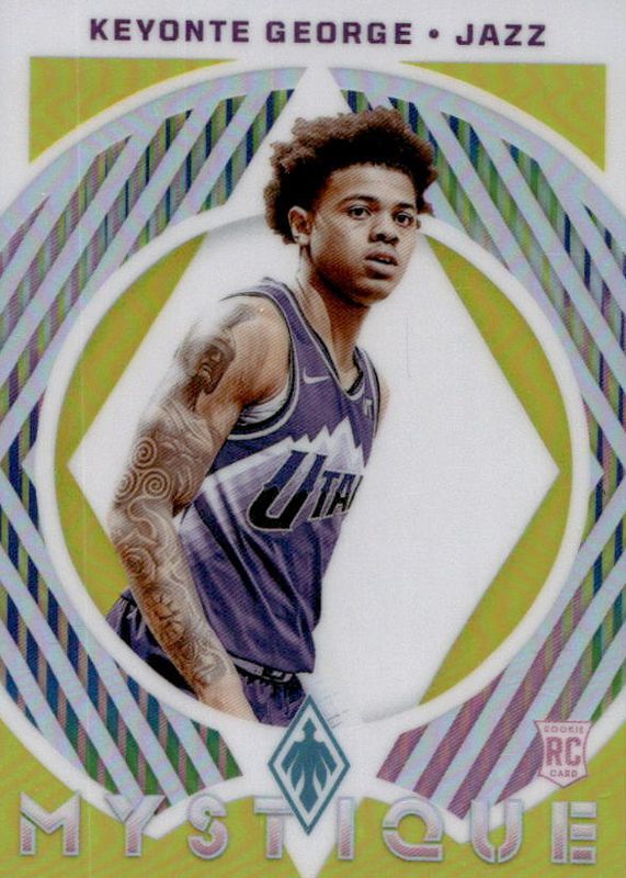 Keyonte George 2023 Phoenix #20 Mystique - Yellow /35 Rookie RAW
