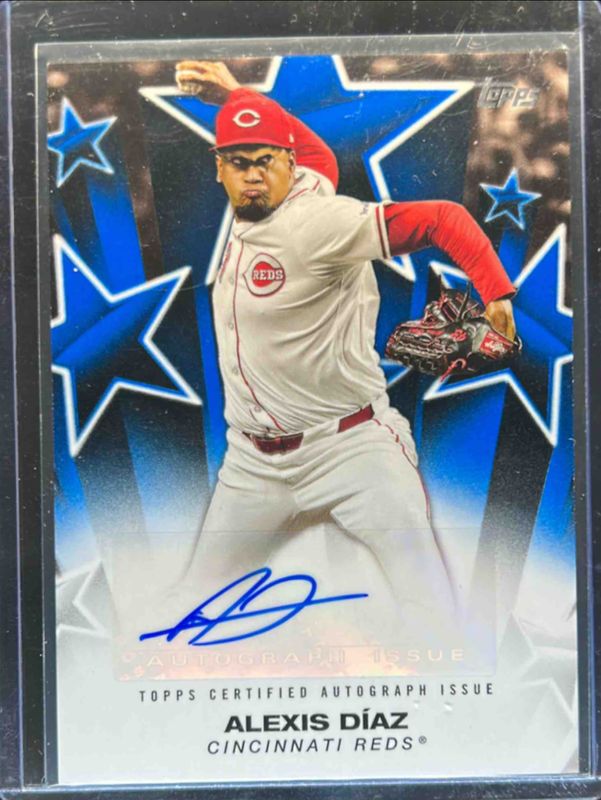 Alexis Diaz 2025 Topps #BSA-ADI Baseball Stars Autographs - Blue /150 RAW
