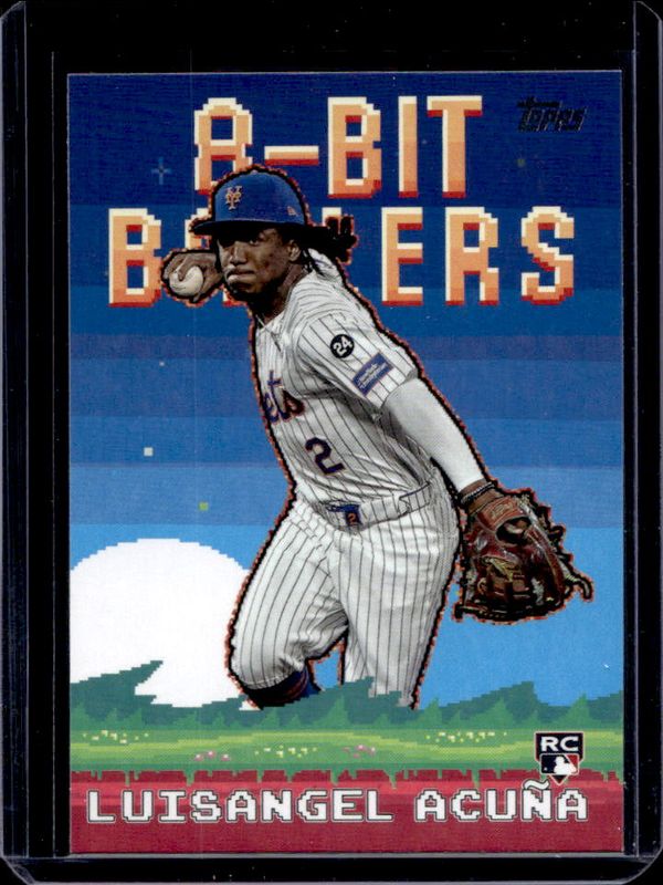 Luisangel Acuna 2025 Topps #8B-23 8 Bit Ballers Rookie RAW