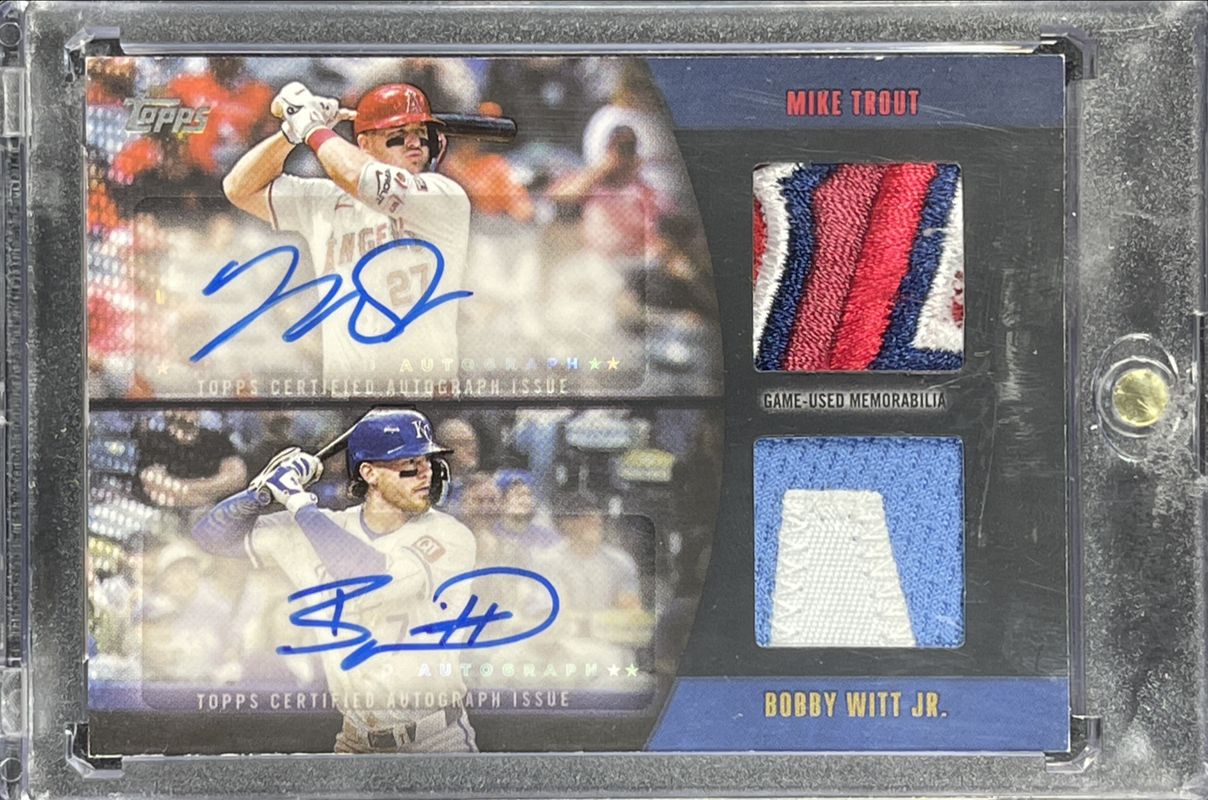 2025 Topps #MLMDA-TWJ Major League Material Dual Autographs - Black /10
