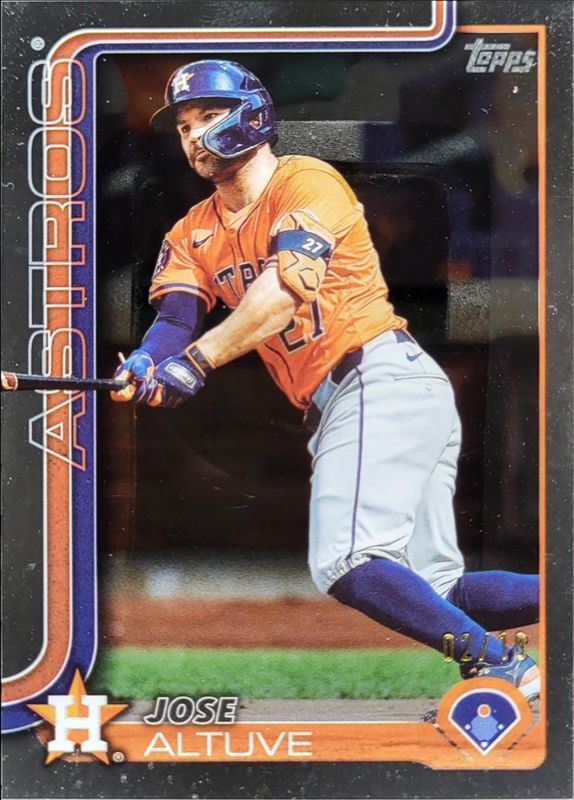 Jose Altuve 2025 Topps #260 Clear /10 RAW