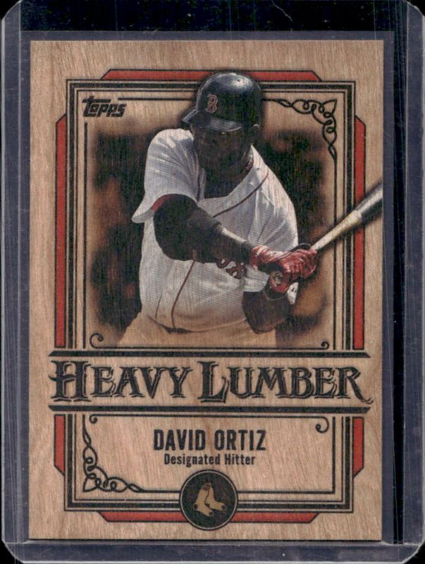 David Ortiz 2025 Topps #HL-40 Heavy Lumber /500 RAW