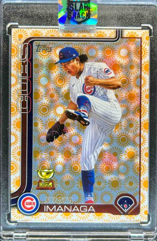 Shota Imanaga 2025 Topps #473 Holiday Sun RAW