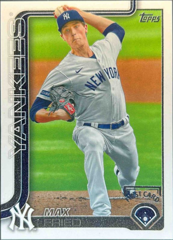 Max Fried 2025 Topps #609 First Card /1 RAW