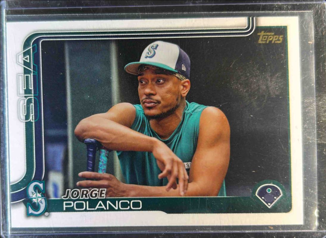 Jorge Polanco 2025 Topps #361 Golden Mirror Image Variation /(SSP) RAW
