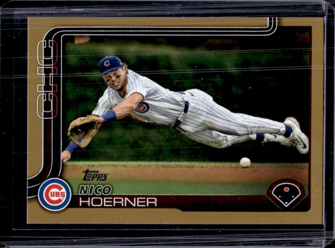 Nico Hoerner 2025 Topps #38 Gold /2025 RAW