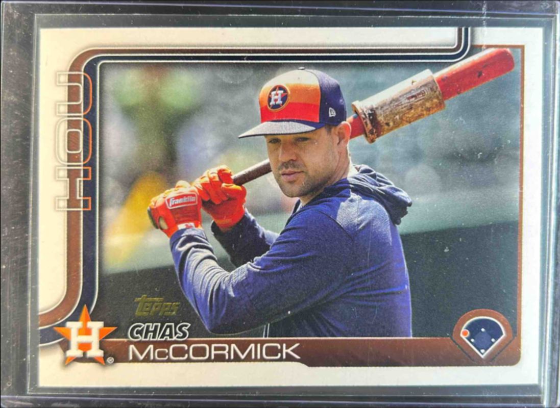 Chas McCormick 2025 Topps #391 Golden Mirror Image Variation /(SSP) RAW