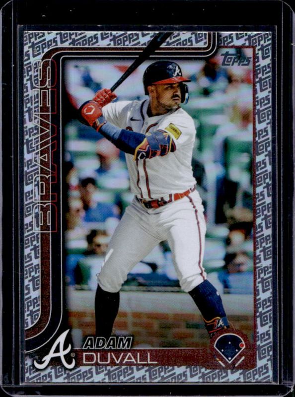 Adam Duvall 2025 Topps #654 Topps Foil Pattern RAW