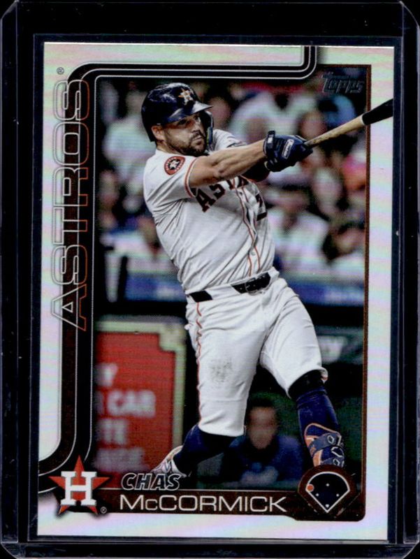 Chas McCormick 2025 Topps #391 Rainbow Foil RAW