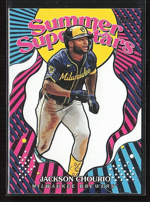Jackson Chourio 2025 Topps #SS-24 Summer Superstars RAW