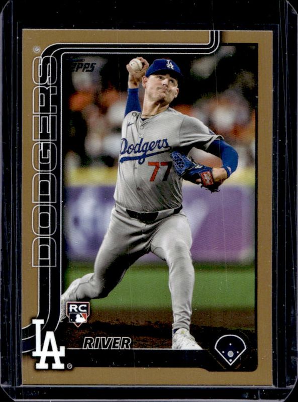 River Ryan 2025 Topps #273 Gold /2025 Rookie RAW