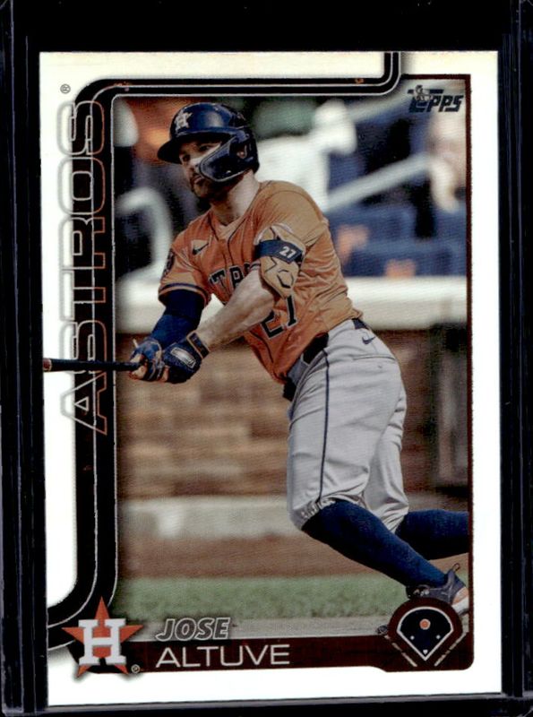 Jose Altuve 2025 Topps #260 Rainbow Foil RAW