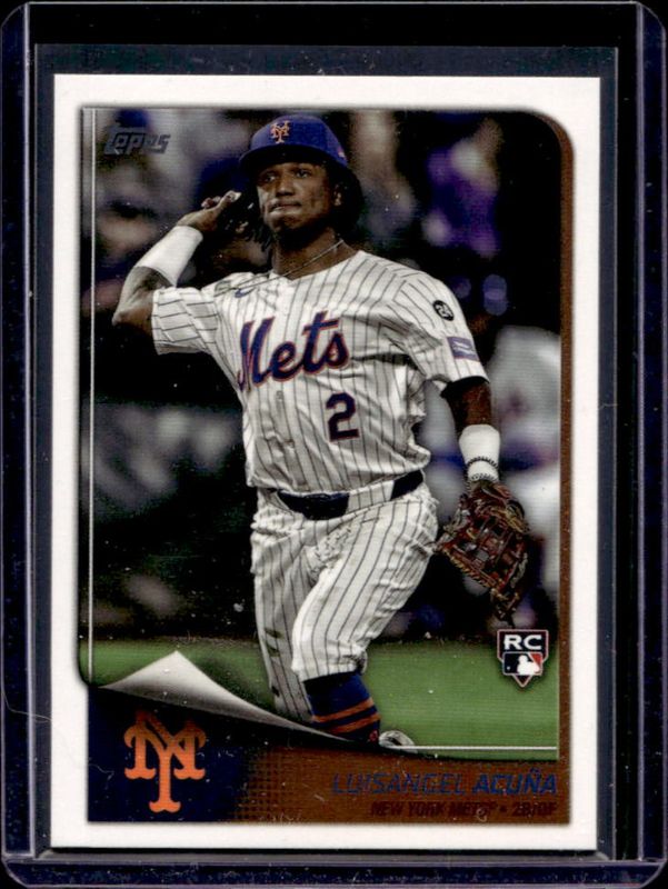 Luisangel Acuna 2025 Topps #18 Flagship Collection Rookie RAW