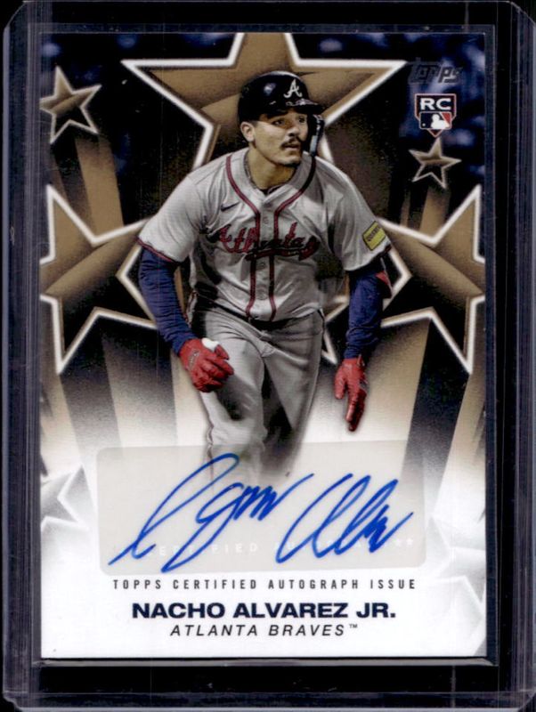 Nacho Alvarez Jr. 2025 Topps #BSA-NA Baseball Stars Autographs (Series 2) - Gold /50 Rookie RAW