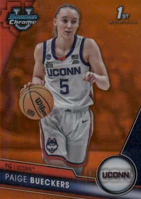 2023 Bowman Chrome University #90 Orange Refractor /25 (1st)