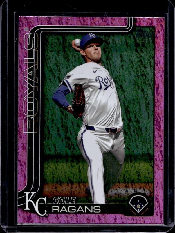 Cole Ragans 2025 Topps #169 Pink Holo Foil RAW