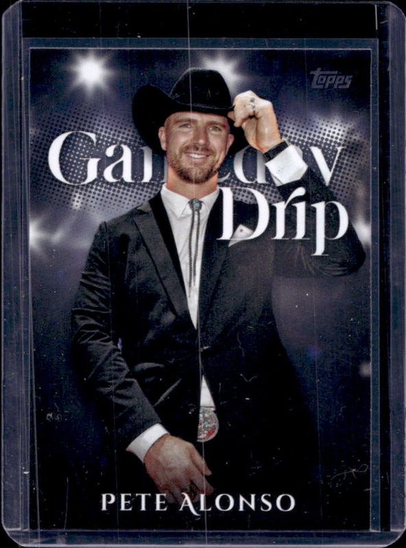 Pete Alonso 2025 Topps #GD-15 Gameday Drip RAW