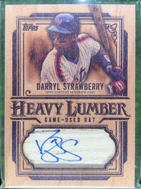 Darryl Strawberry 2025 Topps #HLAR-DS Heavy Lumber Autographs
