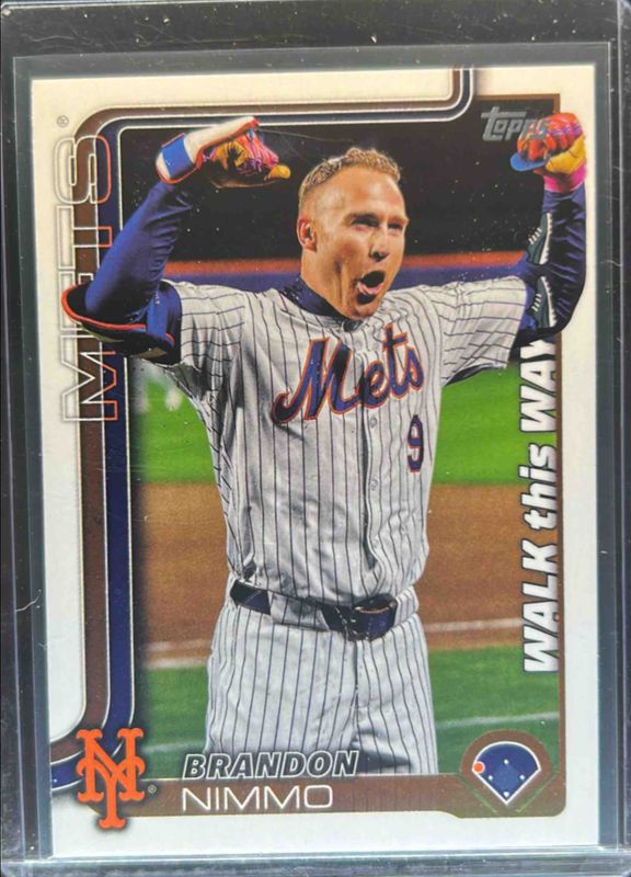 Brandon Nimmo 2025 Topps #WTW-22 Walk This Way RAW
