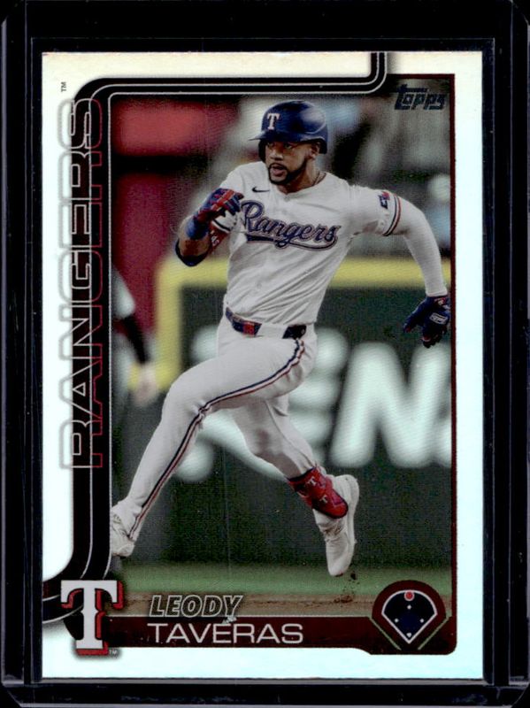 Leody Taveras 2025 Topps #50 Rainbow Foil RAW