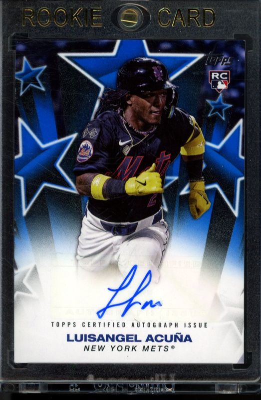 Luisangel Acuna 2025 Topps #BSA-LA Baseball Stars Autographs - Blue /150 Rookie RAW