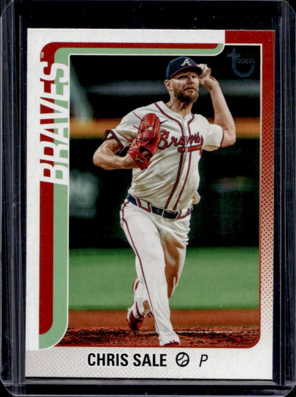 Chris Sale 2025 Topps #316 Vintage Stock Retro /99 RAW