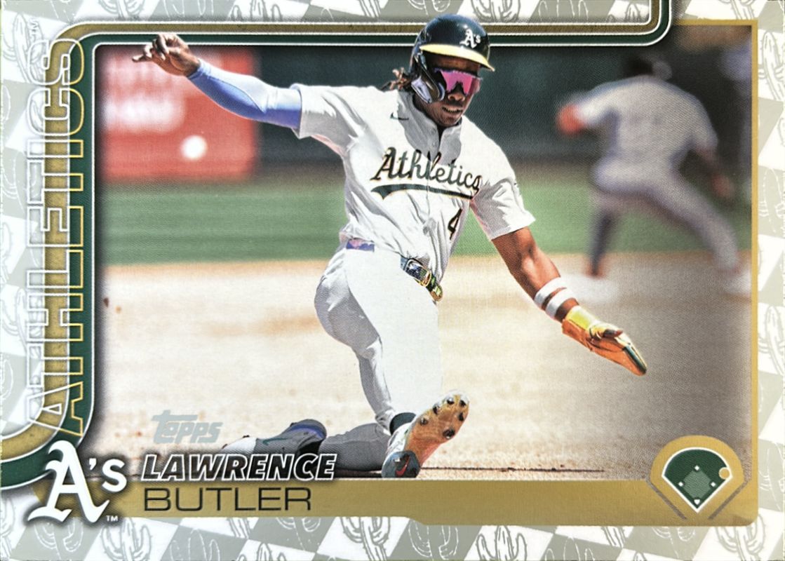 Lawrence Butler 2025 Topps #106 Spring Training RAW
