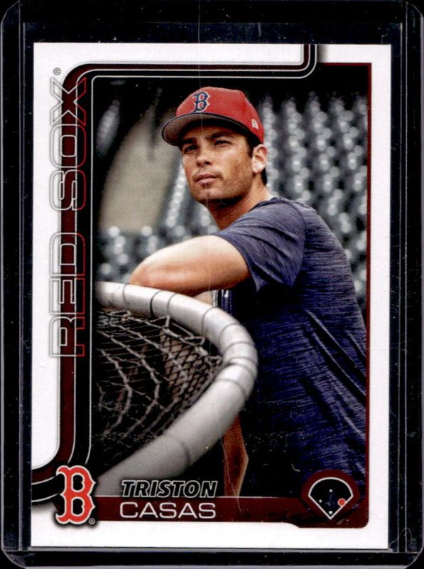Triston Casas 2025 Topps #11 True Photo RAW
