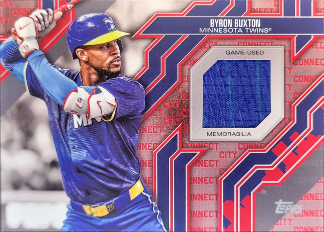 Byron Buxton 2025 Topps #CC-BB City Connect Swatch Relics RAW