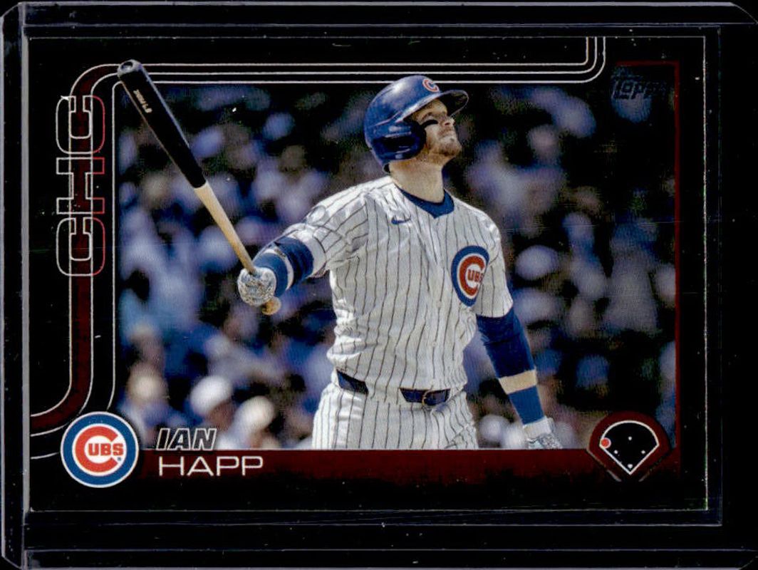 Ian Happ 2025 Topps #64 Memorial Day Camo /25 RAW
