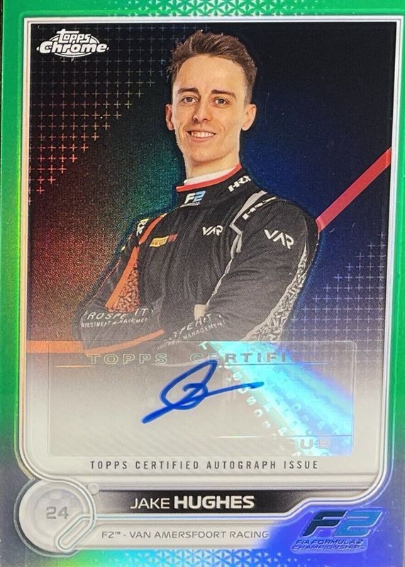 2022 Topps Chrome Formula 1 #CAC-JH Autographs - Green Refractor /99