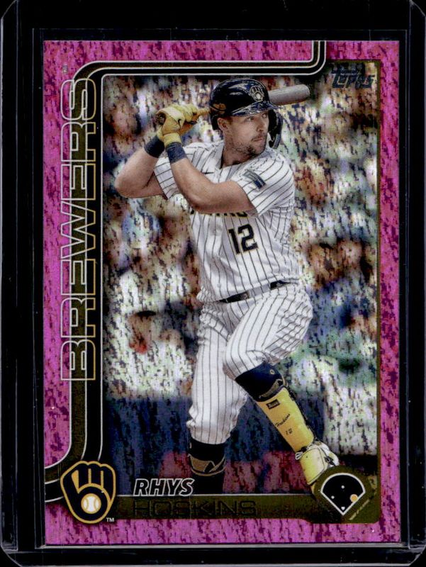 Rhys Hoskins 2025 Topps #93 Pink Holo Foil RAW