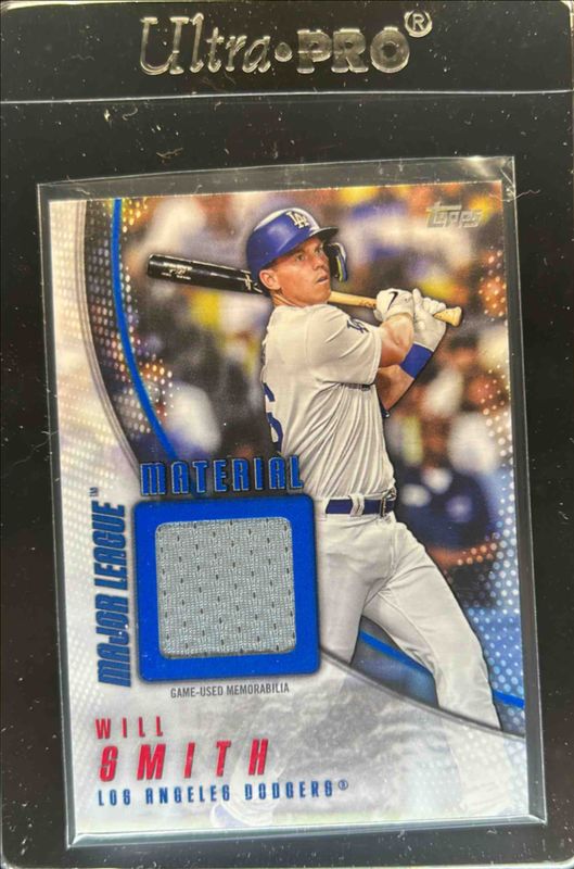 Will Smith 2025 Topps #MLM2-WS Major League Material Relics (Series 2) - Blue /150 RAW