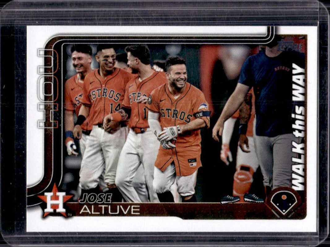 Jose Altuve 2025 Topps #WTW-15 Walk This Way RAW