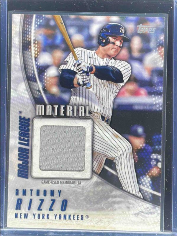 Anthony Rizzo 2025 Topps #MLM2-ARZ Major League Material Relics (Series 2) RAW